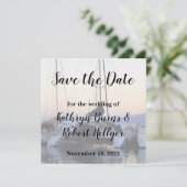 ラハイナハーバー結婚式場面のセービングザデート 案内状 (スタンド正面)