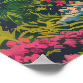 ラハイナマウイハワイビーチコーストレトロ ポスター (角)