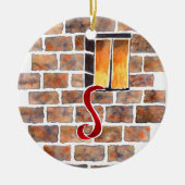 ラハブと緋色のリボン・ジェシー・ツリー セラミックオーナメント (正面)