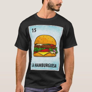 ラハムバーゲサメキシコハンバーガーカード Tシャツ