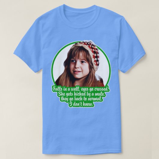 ラバに蹴られるルビー・スー Tシャツ (デザイン正面)