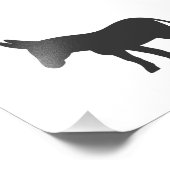 ラバのシルエット フォトプリント            (角)