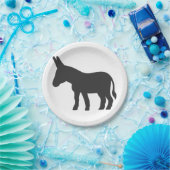 ラバのシルエット ペーパープレート (パーティー)