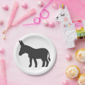 ラバのシルエット ペーパープレート (パーティー)
