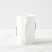 ラバのシルエット ボーンチャイナマグカップ (裏面)