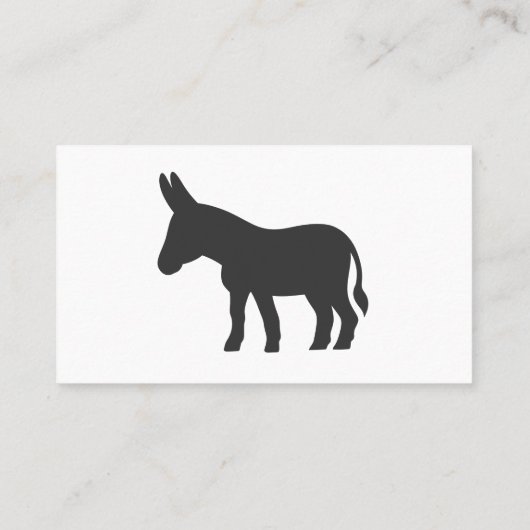ラバのシルエット 名刺 (裏面)