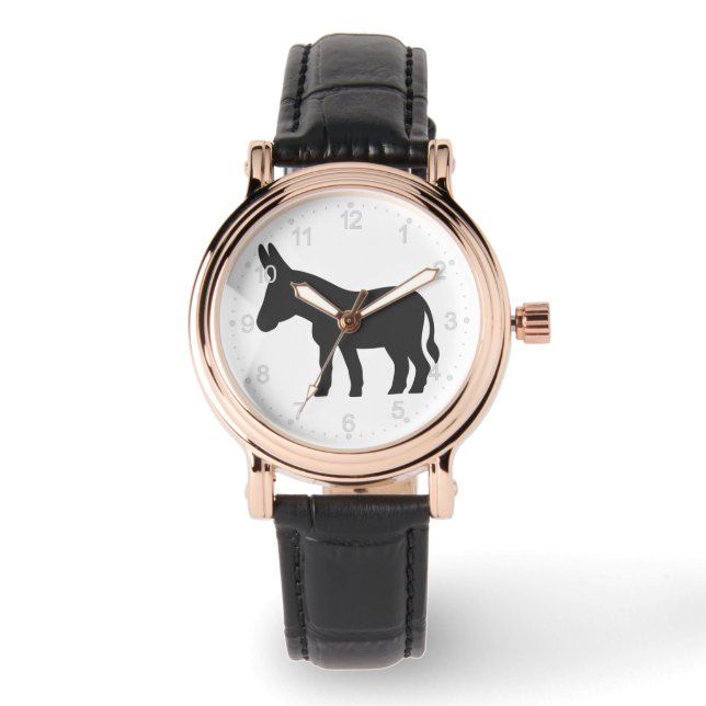 ラバのシルエット 腕時計 (正面)