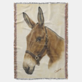 ラバのブランケット スローブランケット (正面縦)