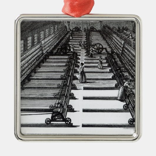 ラバの回転 メタルオーナメント (正面)