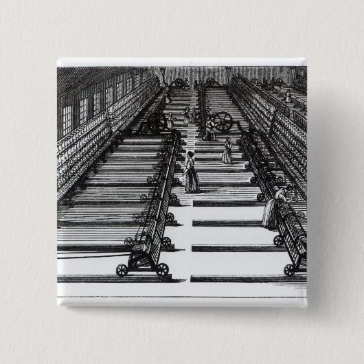 ラバの回転 缶バッジ (正面)