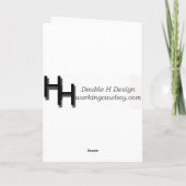 ラバの挨拶状 カード (裏面)