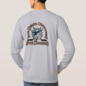 ラバのDraggersの長袖T -灰色 Tシャツ (裏面)