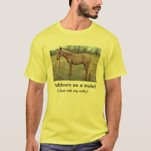ラバのTシャツとして頑固 Tシャツ