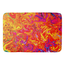 ラバはっきりしたカラー抽象デザイン バスマット