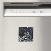 ラバウルのカルデラからの火山のプルーム マグネット (インサイチュ (食洗機))