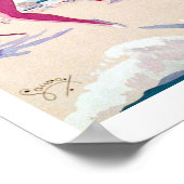 ラバウレフランスヴィンテージトラベル ポスター (角)