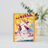 ラバウレヴィンテージフランスの旅行ポスター ポストカード (スタンド正面)