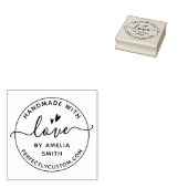 ラバエレガントスタという名前で愛で手作り ラバースタンプ (押印)