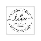 ラバエレガントスタという名前で愛で手作り ラバースタンプ (インプリント)