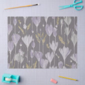 ラバエレガントンダーホワイトボホワイルドフラワーフローラ 薄葉紙 (クラフト)