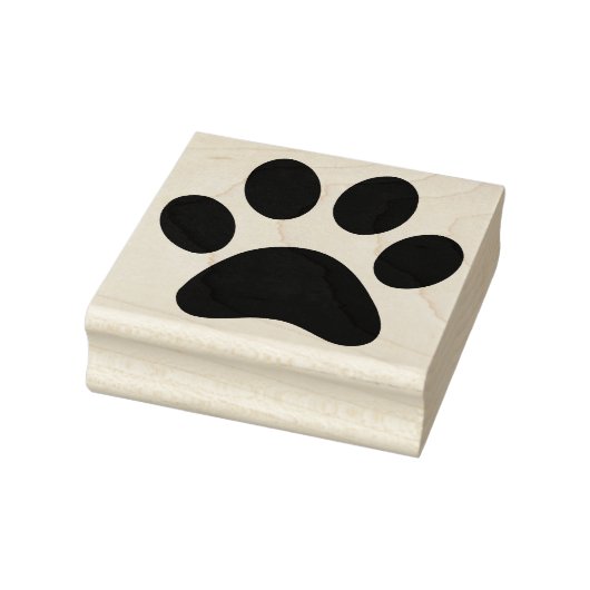 ラバカスタムースタンプインク大型の犬の足2,5インチ ラバースタンプ (スタンプ)