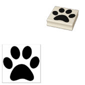 ラバカスタムースタンプインク大型の犬の足2,5インチ ラバースタンプ (押印)