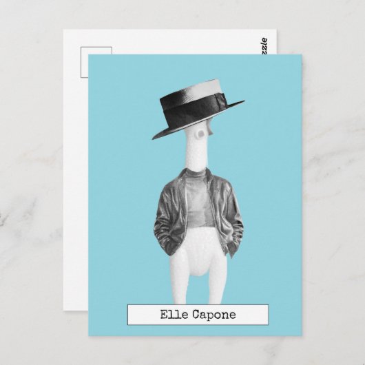 ラバクールー鶏はがき ポストカード (正面/裏面)