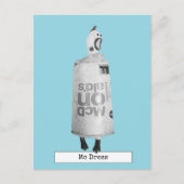 ラバクールー鶏ファッションはがき ポストカード (正面)