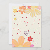 ラバグは1歳、ラバグバッシュ誕生日 招待状 (裏面)