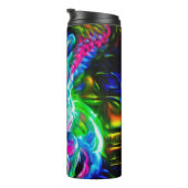 ラバサイケデリックスドラゴンinネオンファンタジー タンブラー (回転右)