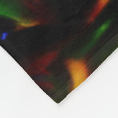 ラバサイケデリックスドラゴンinネオンファンタジー フリースブランケット (角)