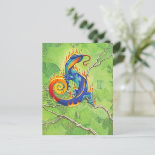 ラバサラマンダー ポストカード (スタンド正面)