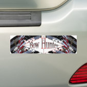ラバシカの弓ハンター バンパーステッカー (車上)