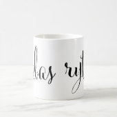 ラバスリタスグッドモーニングリトアニアンマグ コーヒーマグカップ (中央)