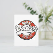 ラバットモロッコヴィンテージロゴ ポストカード (スタンド正面)