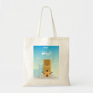 ラバトの都市景観 - モロッコのイラスト トートバッグ