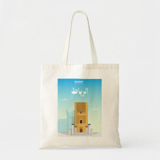 ラバトの都市景観 - モロッコのイラスト トートバッグ