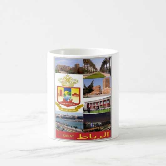 ラバト – マロッコ – モザイク –  コーヒーマグカップ (中央)