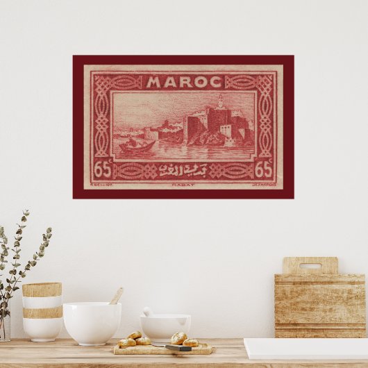 ラバト，モロッコ – ポスター (キッチン)