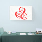 ラババン バレンタインデー 2.5x4 ビニール 横断幕 (トレードショー)