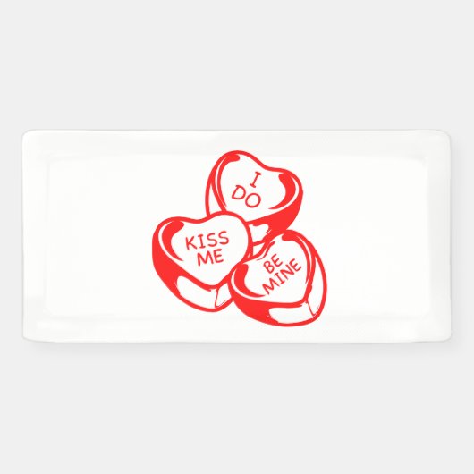 ラババン バレンタインデー 2x1 ビニール 横断幕 (横)