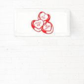 ラババン バレンタインデー 2x1 ビニール 横断幕 (インサイチュ)