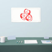 ラババン バレンタインデー 2x1 ビニール 横断幕 (トレードショー)