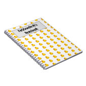 ラバパーソナライズされたダック ノートブック (右側)