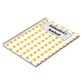 ラバパーソナライズされたダック ノートブック (左側)