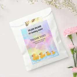 ラバモダンカラフルダッキー（アヒルちゃん）赤ちゃんシャワー フェイバーバッグ