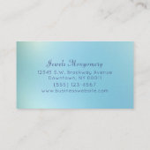 ラバモダンンダルティール(緑がかった色)銀河系スター 名刺 (裏面)