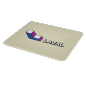 ラバル国旗(ケベック州,カナダ) カッティングボード (角)