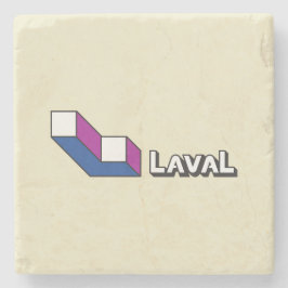 ラバル国旗（ケベック州，カナダ） ストーンコースター