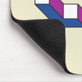 ラバル国旗（ケベック州，カナダ） マウスパッド (コーナー)